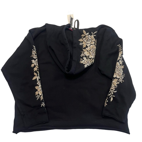 Johnny Was Olenna Floral Embroidered Oversized Hoodie NWT Size XL - Picture 8 of 13